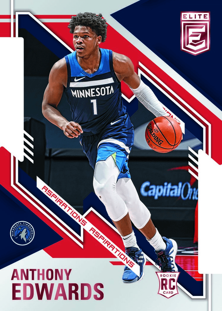 Sample Anthony Edwards rookie card