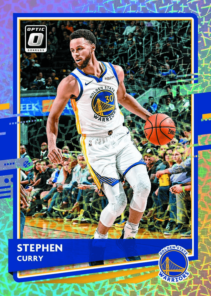 Sample Stephen Curry Golden State Warriors basketball card